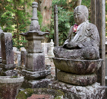 Local guide at Mount Koya