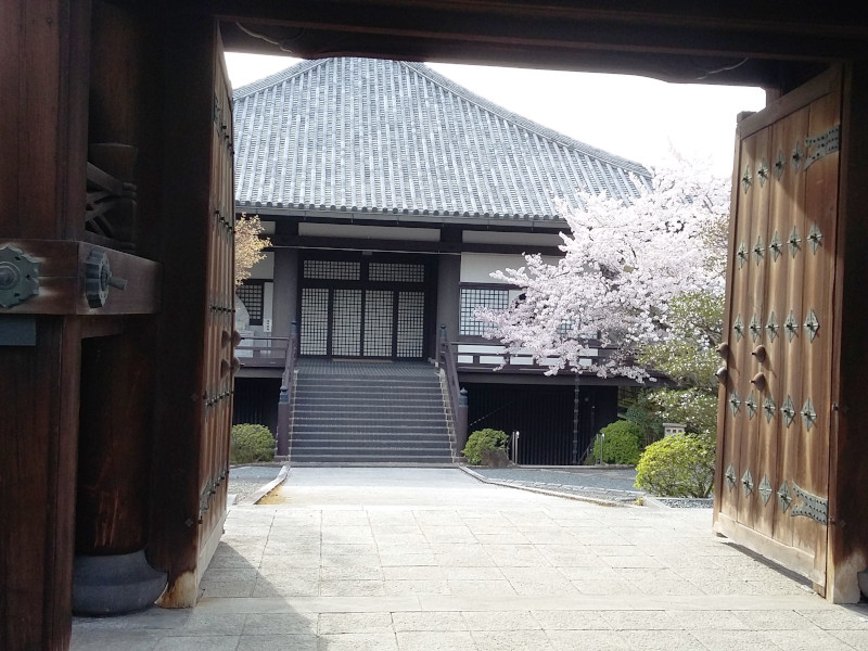 Main Hall of Daiunin Temple in Kyoto