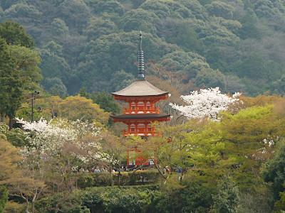 Koyasu Pagoda of Kiyomizu-dera Temple in Kyoto