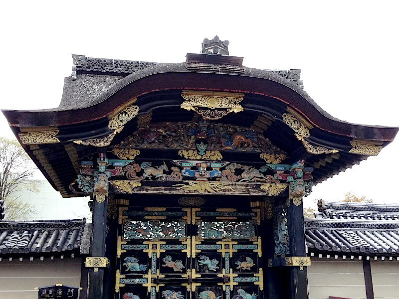 Karamon Gate, Nishi Honganji Temple in Kyoto