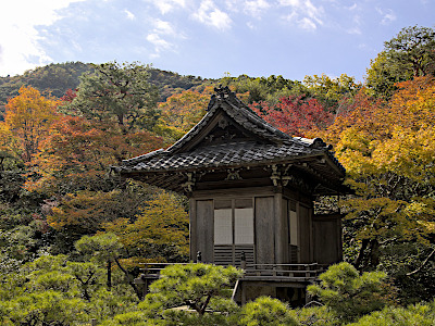 Jibutsudo of Okochi Sanso Villa in Kyoto