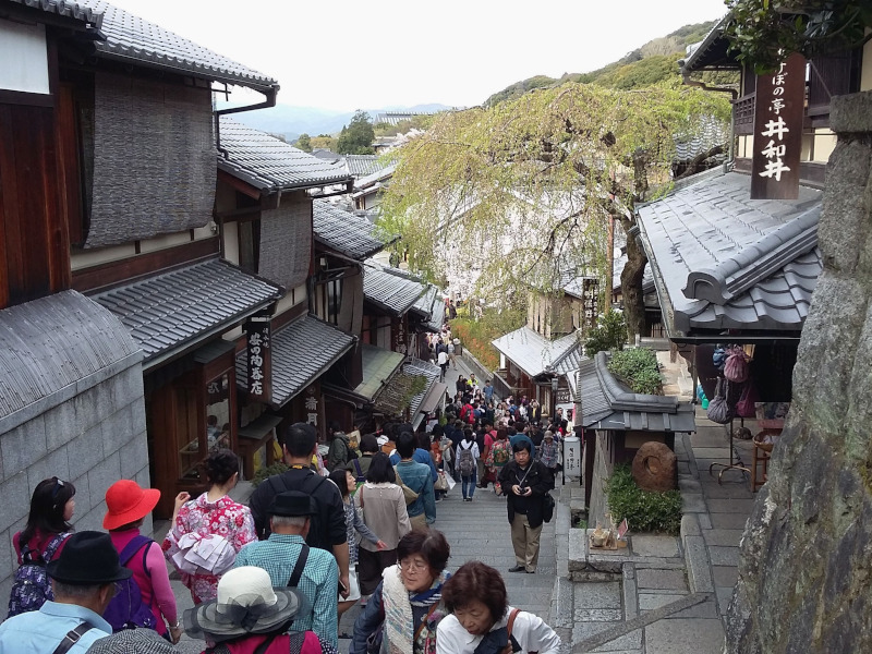 Sannenzaka Street in Southern Higashiyama in Kyoto