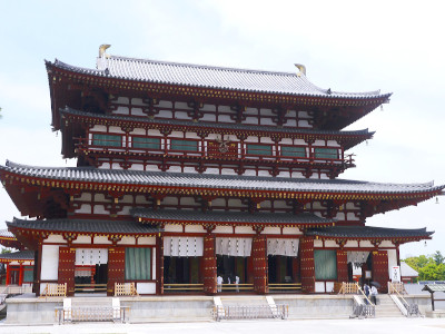 Main Hall Kando Yakushiji Temple in Nara